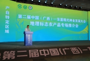 广西地标农产品在第二届中国（广西）—东盟现代种业发展大会展示