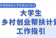 大学生乡村创业帮扶计划工作指引